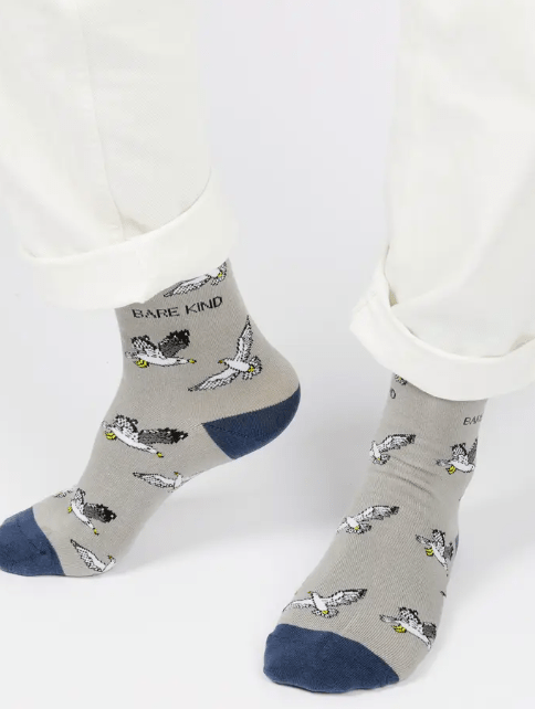 Bare Kind Bamboo Socks - Save the Seagull - Y.O.U underwear
