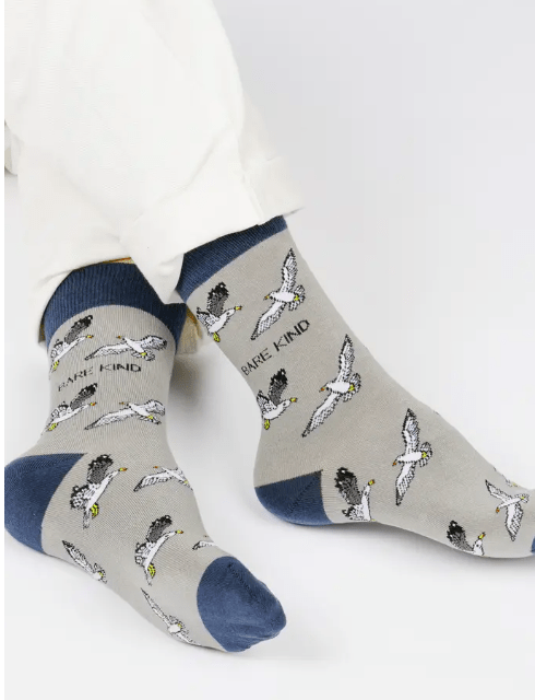 Bare Kind Bamboo Socks - Save the Seagull - Y.O.U underwear