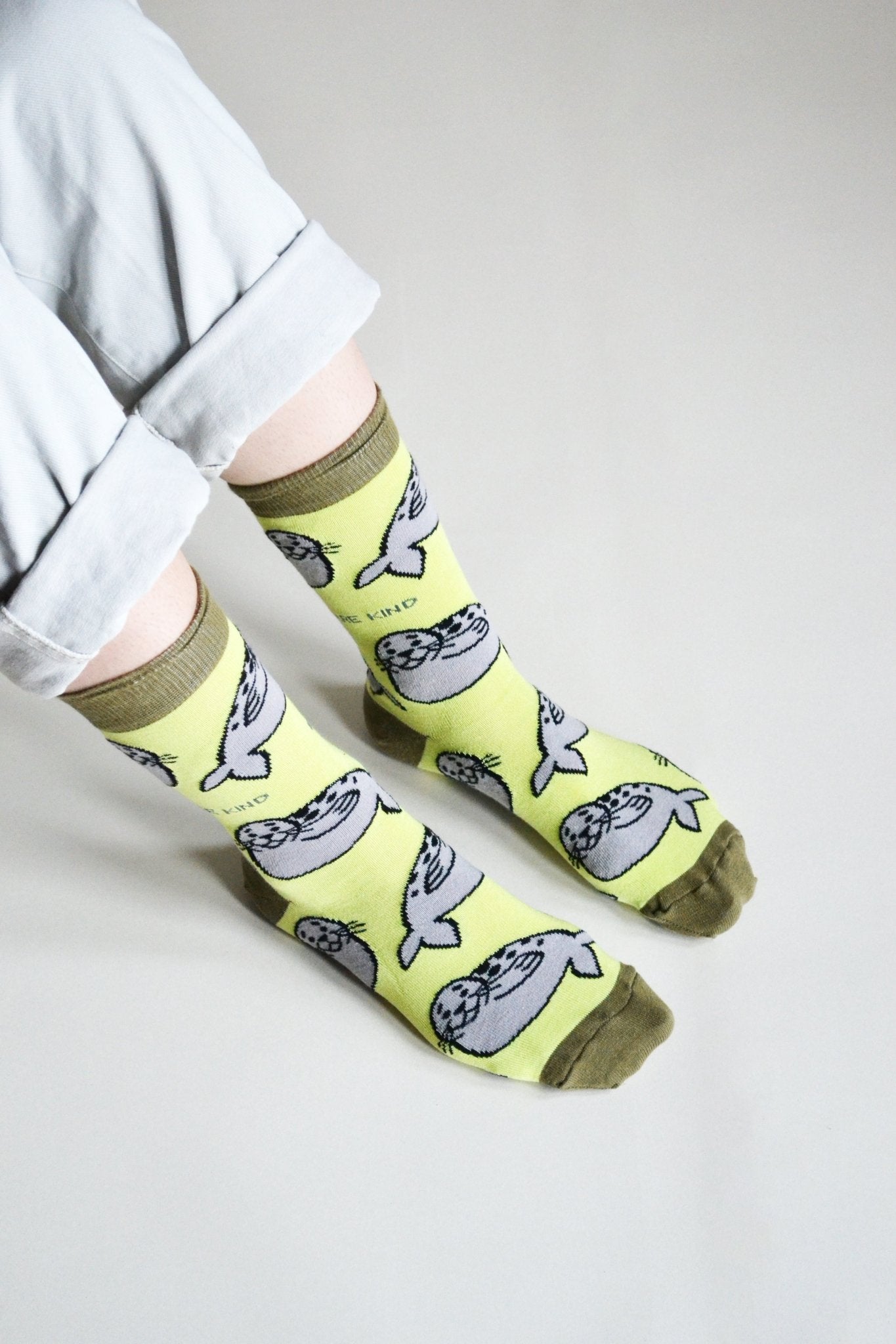 Bare Kind Bamboo Socks - Save the Seals - Y.O.U underwear