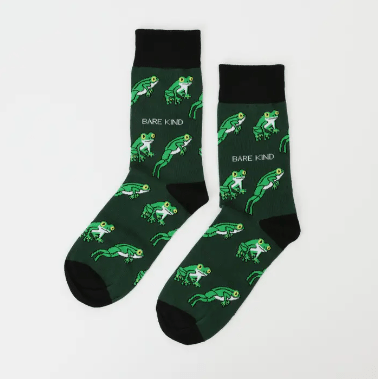 Bare Kind Bamboo Socks - Save the Tree Frogs - Y.O.U underwear