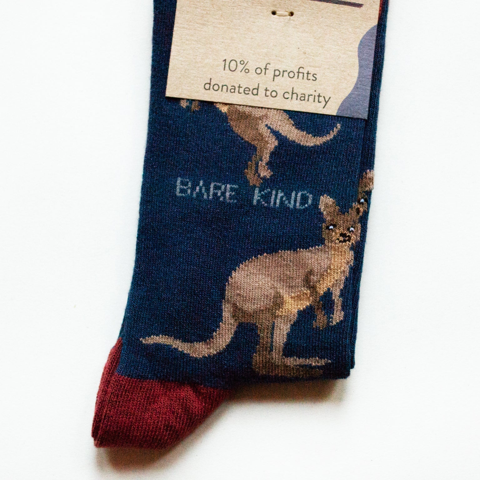 Bare Kind Bamboo Socks - Save the Wallabies - Y.O.U underwear