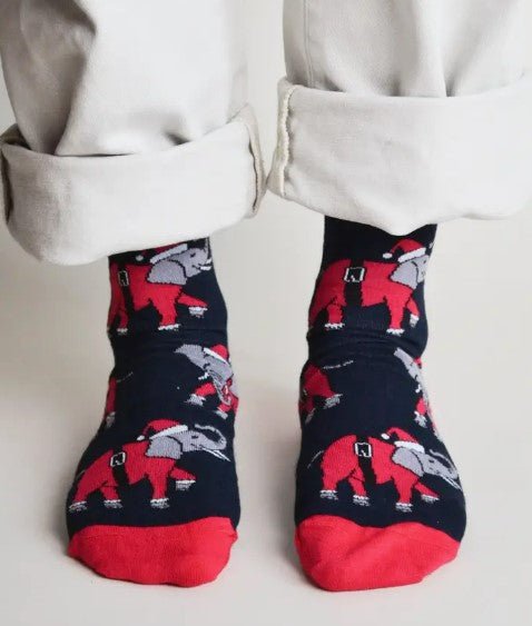 Bare Kind Christmas Elephant Socks - Y.O.U underwear