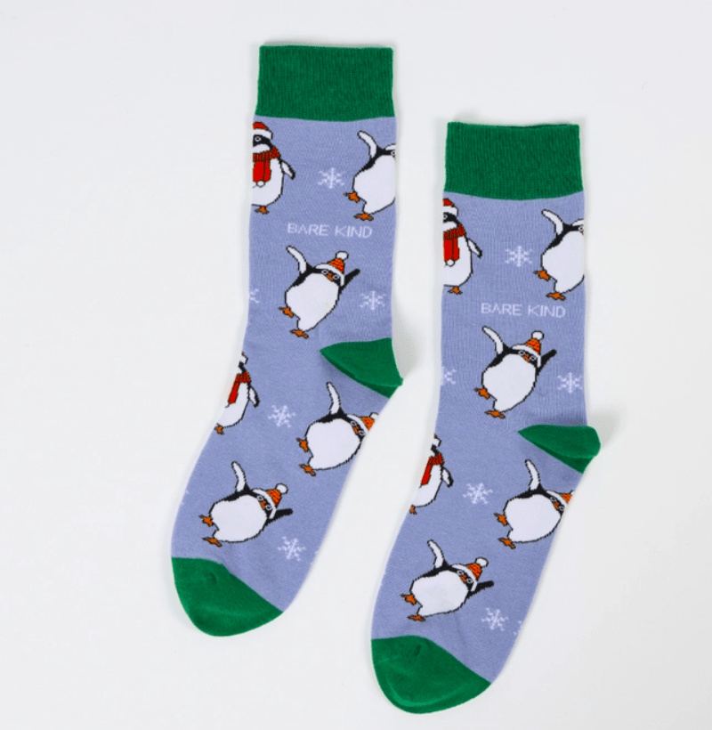 Bare Kind Christmas Penguin Socks - Y.O.U underwear