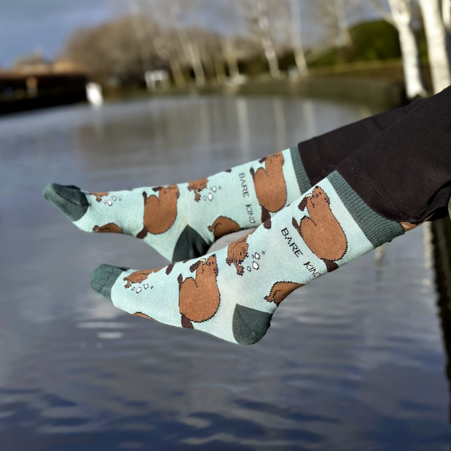 Bare Kind Bamboo Socks - Save the Beaver