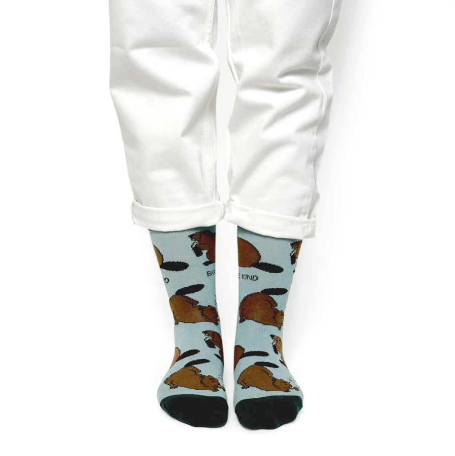 Bare Kind Bamboo Socks - Save the Beaver