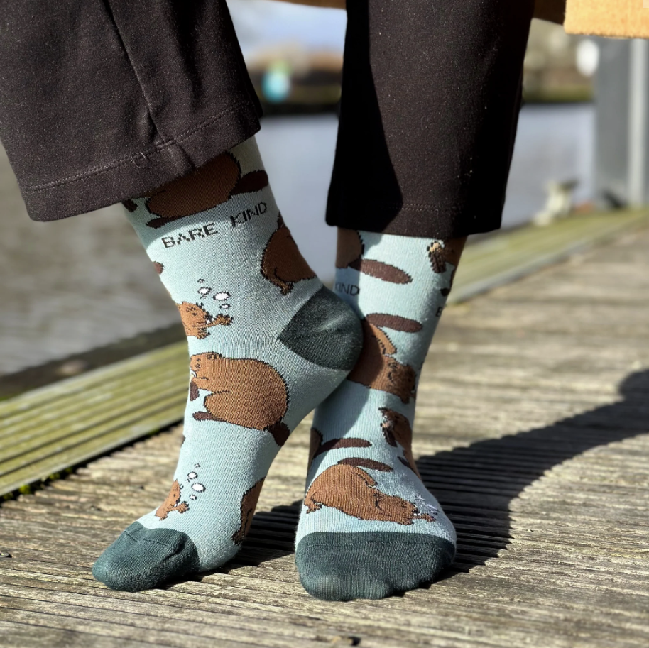 Bare Kind Bamboo Socks - Save the Beaver