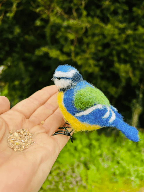 Blue Tit Small Needle Felt Kit - New & Improvedc - Y.O.U underwear