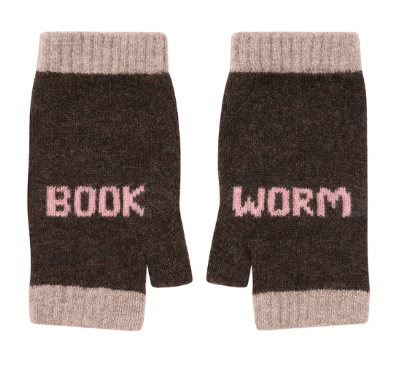 Book - Worm Fingerless Mittens - Black & Beech - Y.O.U underwear
