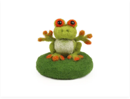Tiny Frog Amiguwoolli Mini Needle Felt Kit - The Makerss