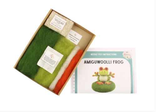 Tiny Frog Amiguwoolli Mini Needle Felt Kit - The Makerss