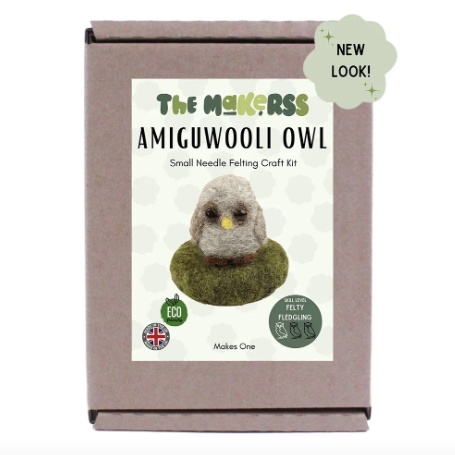 Owl Amiguwoolli Mini Needle Felt Kit - Y.O.U underwear