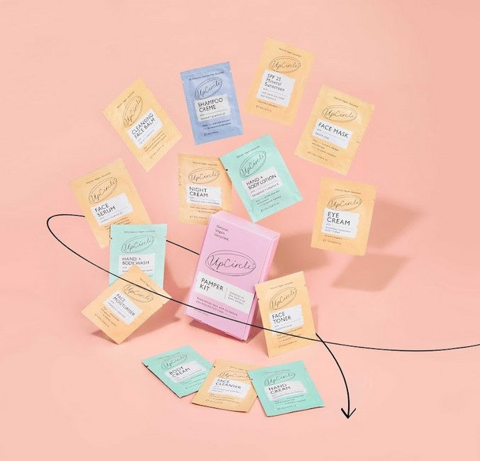 The Pamper Kit - 12 piece trial sample pack - UpCircle