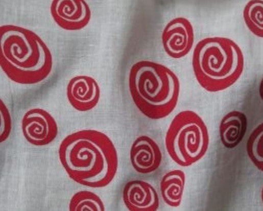 Red Rose Handwoven Scarf - Where Does It Come From? - Y.O.U underwear