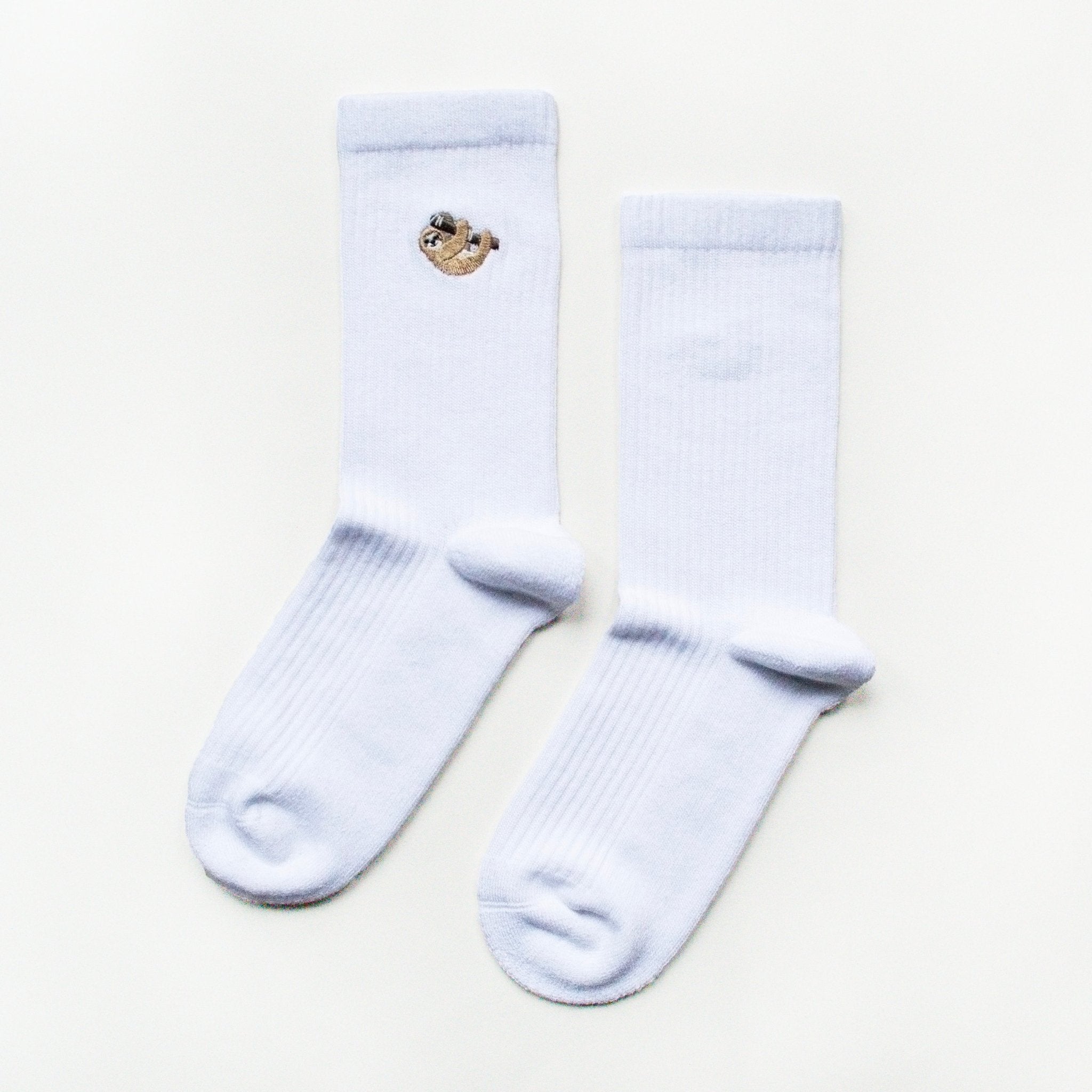 Ribbed Sloth Socks - Bare Kind Bamboo Socks - Save the Sloths - Y.O.U underwear