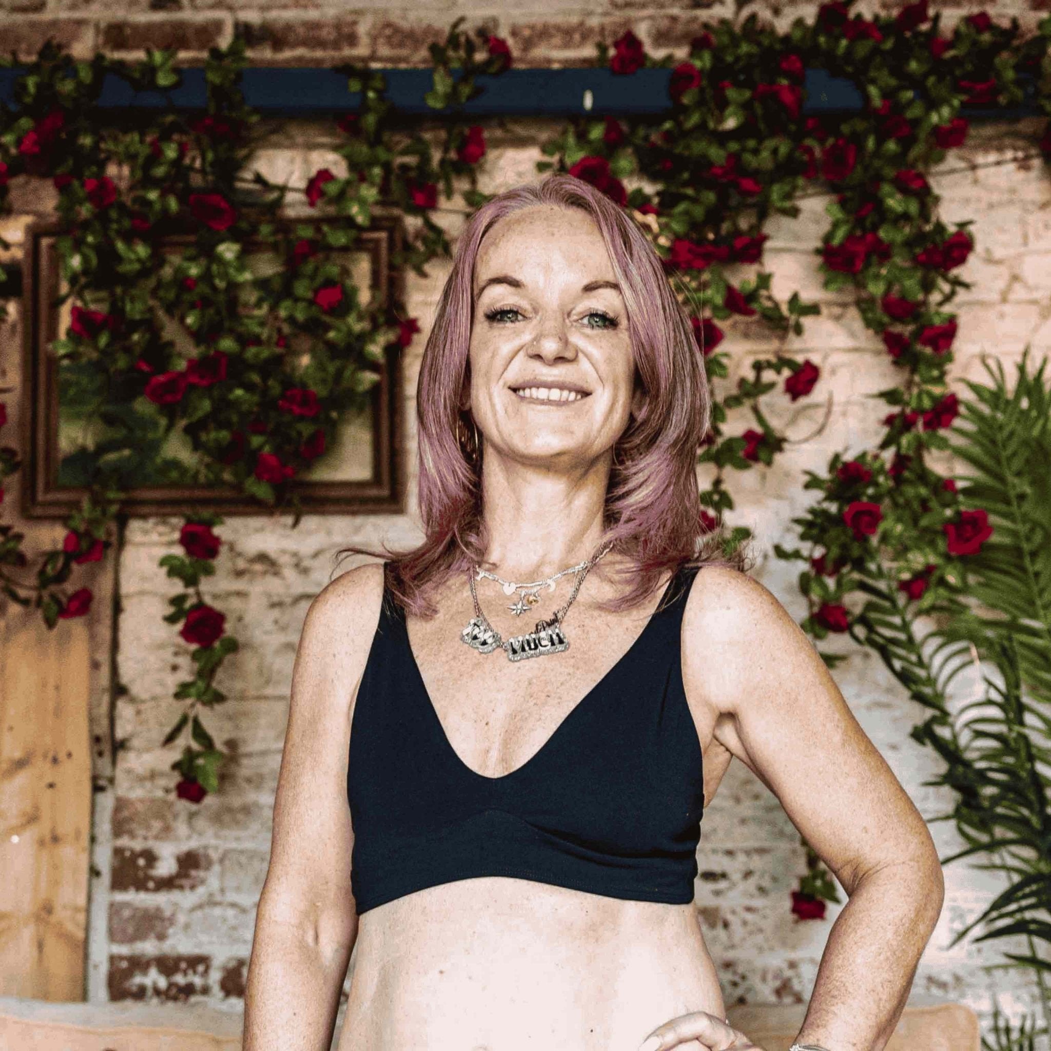 Women's organic cotton bralette in black - Y.O.U underwear