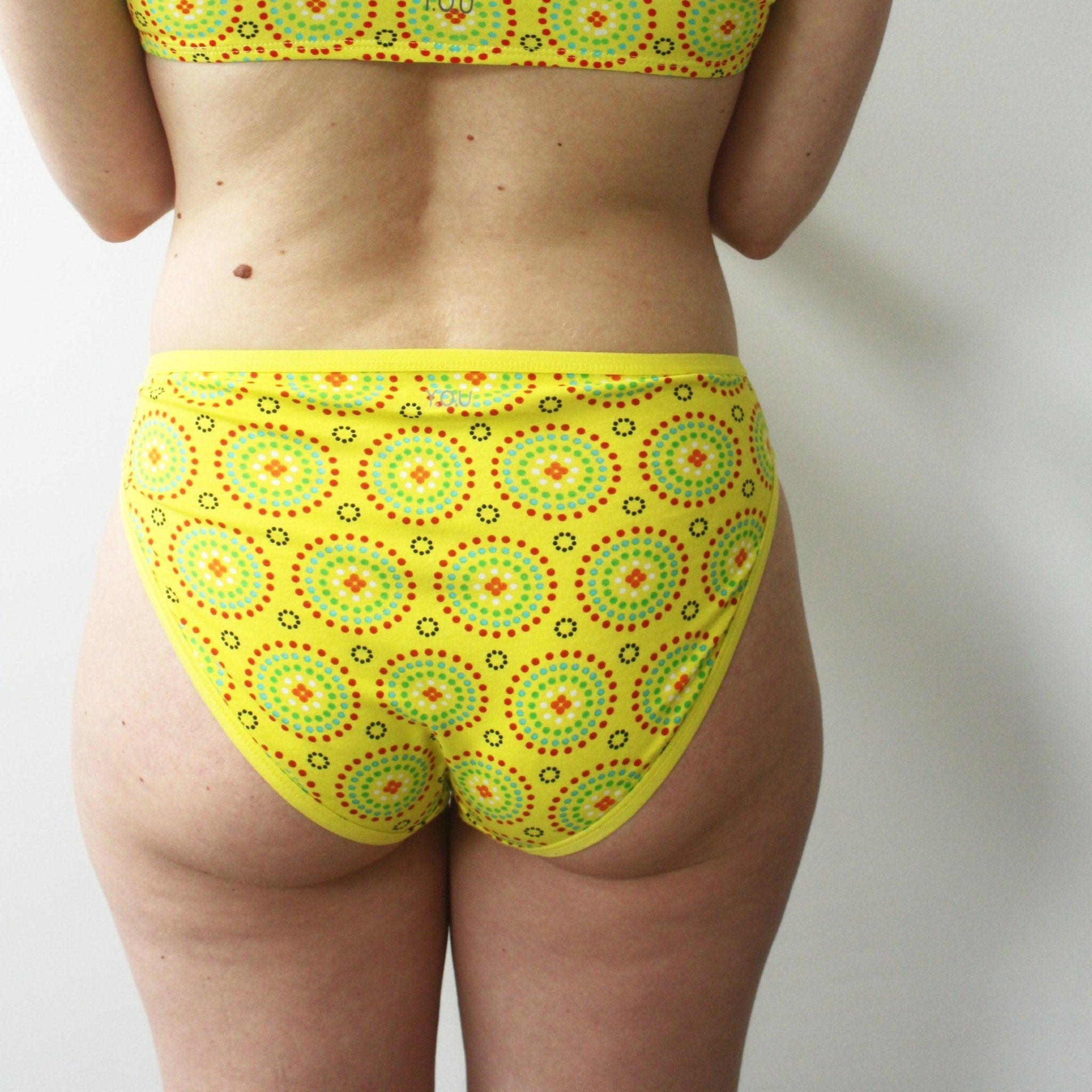 Women's organic cotton Mara mid - rise bikini bottoms - pack of 3 - Y.O.U underwear