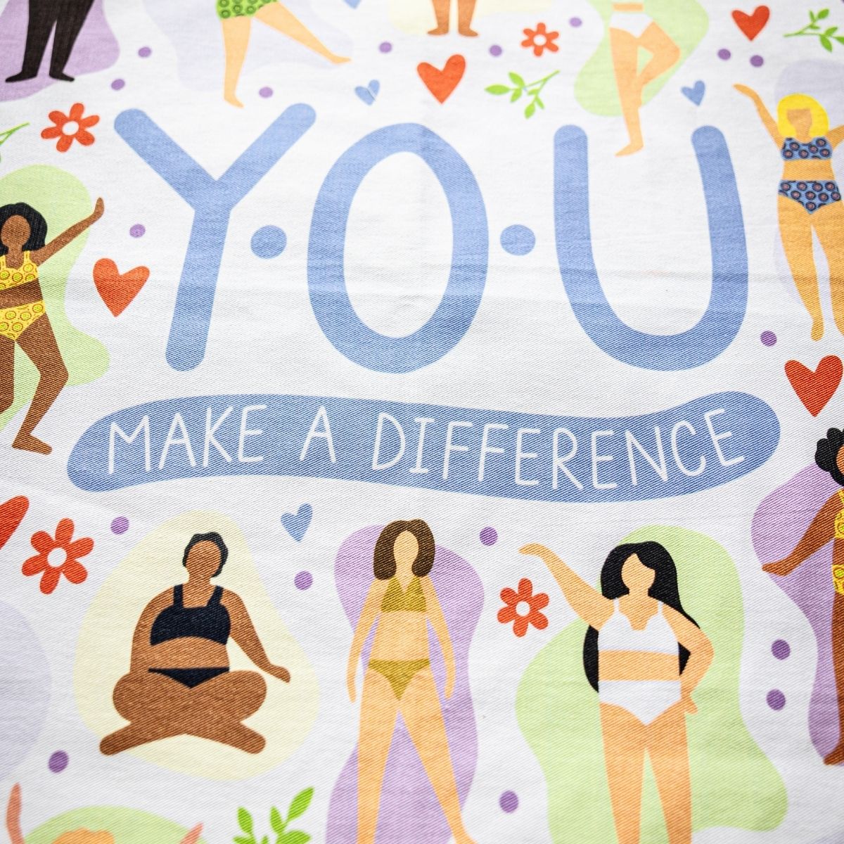 Y.O.U Make a Difference Organic Cotton Tea Towel - Y.O.U underwear
