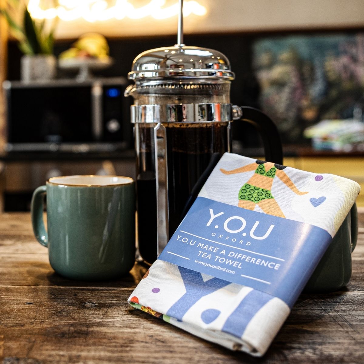 Y.O.U Make a Difference Organic Cotton Tea Towel - Y.O.U underwear