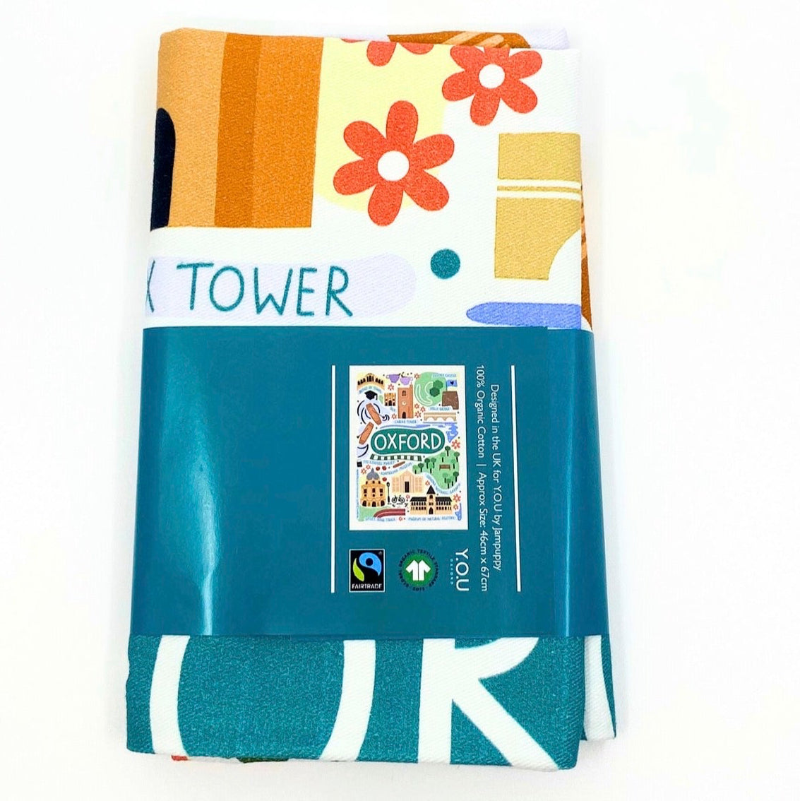 Y.O.U Oxford Landmarks Organic Cotton Tea Towel - Y.O.U underwear