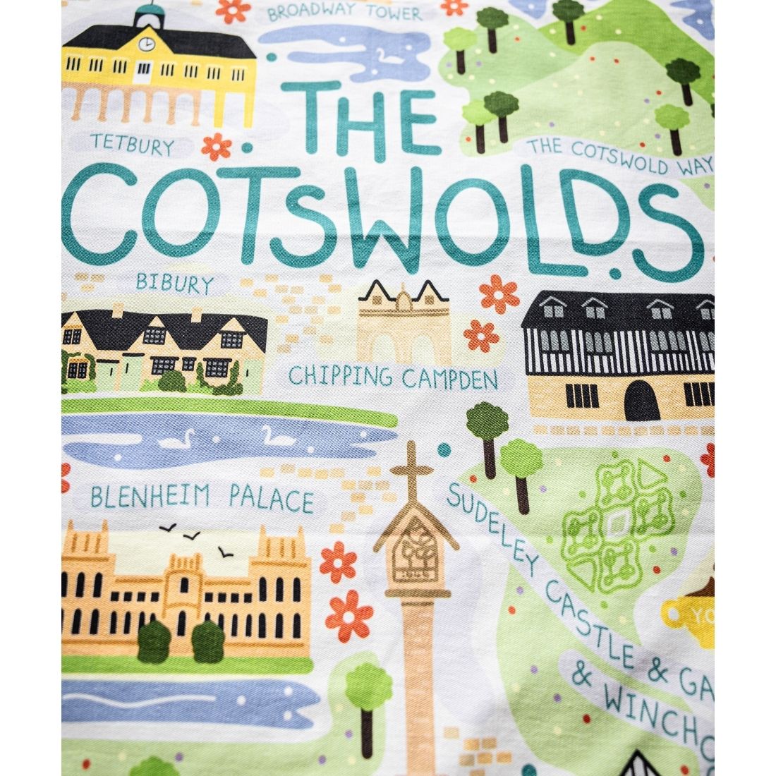 Y.O.U The Cotswolds Organic Cotton Tea Towel - Y.O.U underwear