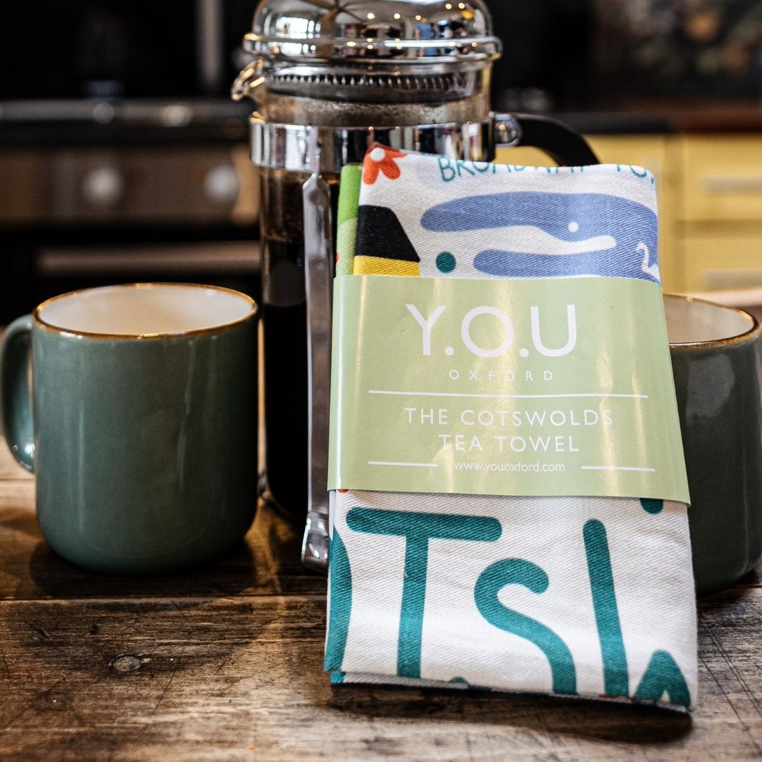 Y.O.U The Cotswolds Organic Cotton Tea Towel - Y.O.U underwear