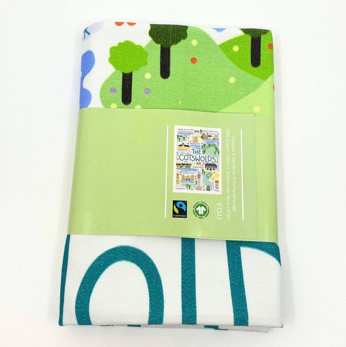 Y.O.U The Cotswolds Organic Cotton Tea Towel - Y.O.U underwear