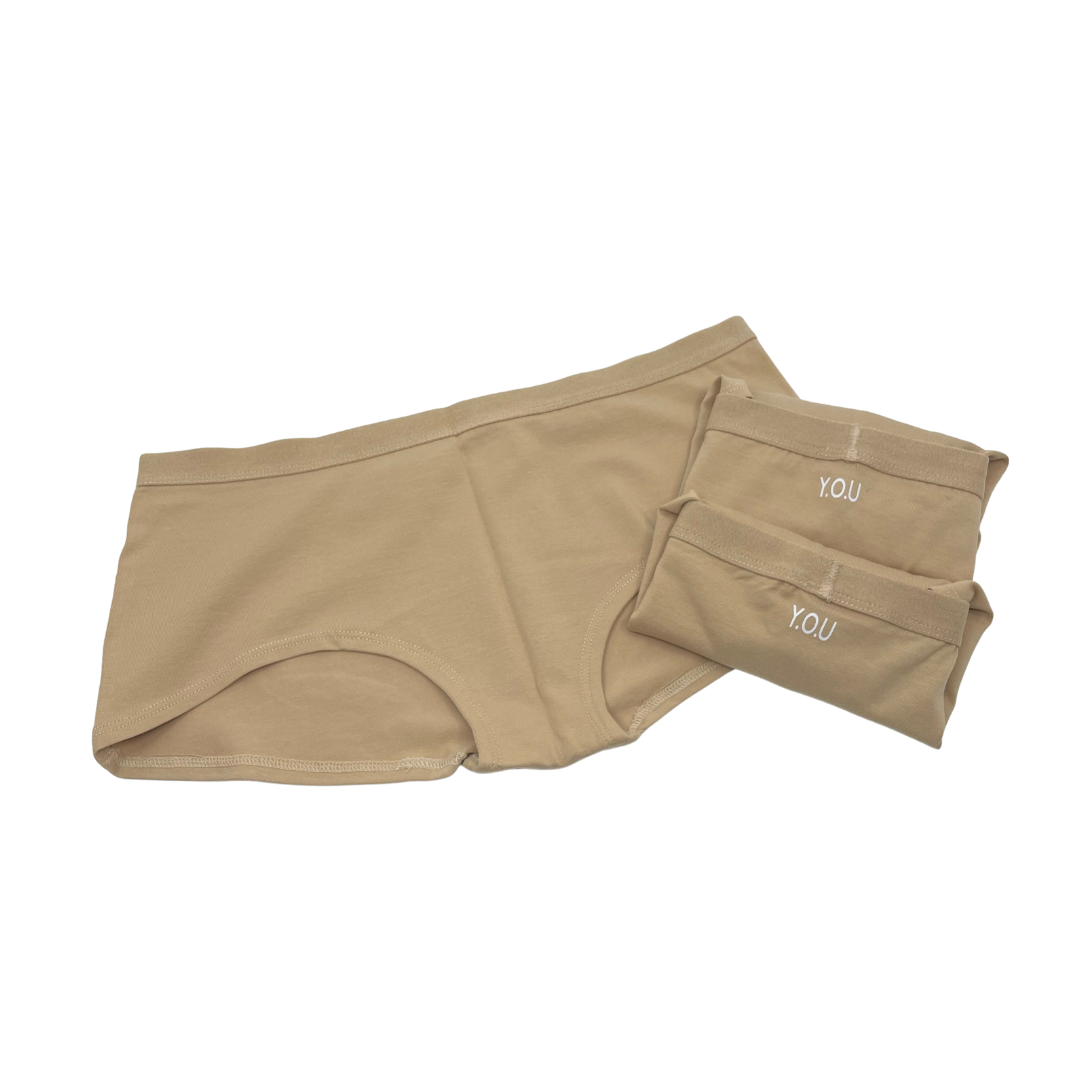 Almond Boy Shorts Pack of 3