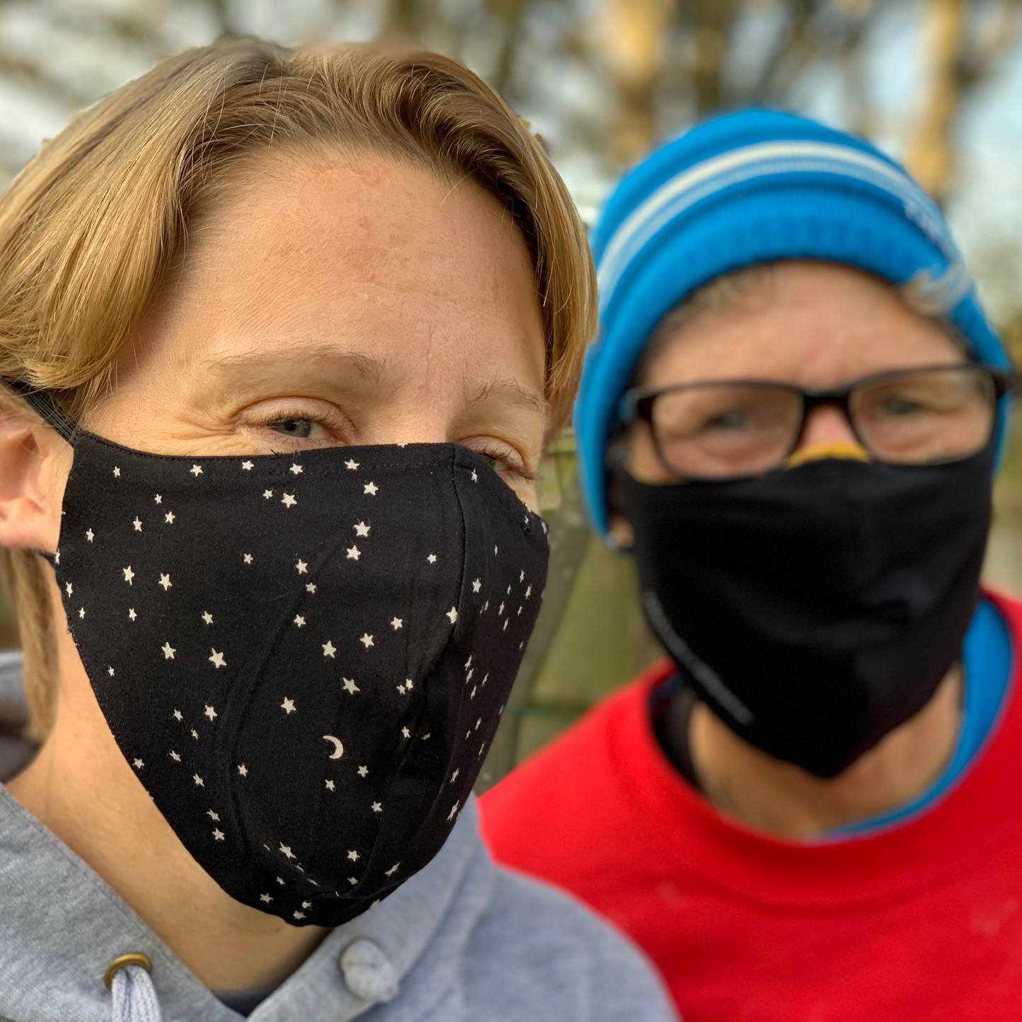 Organic cotton face mask - pack of 3 reversible designs (various designs available)