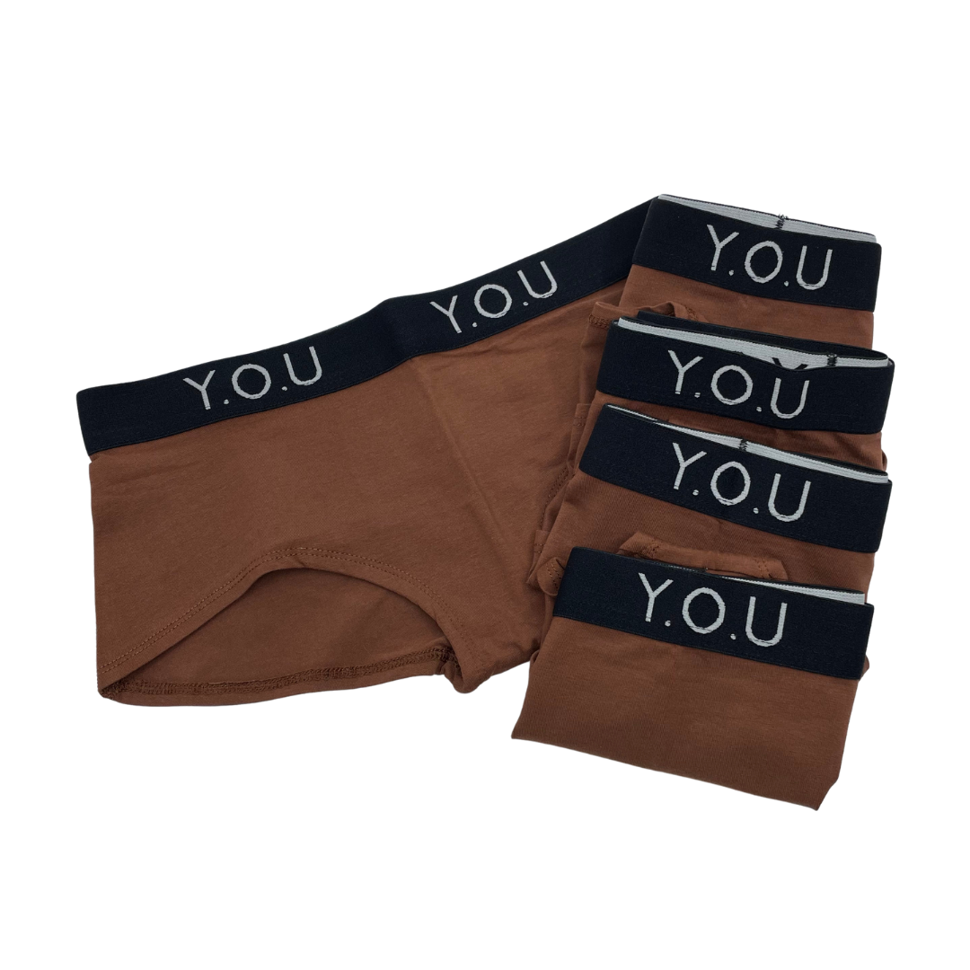 Chestnut Branded Boy Shorts