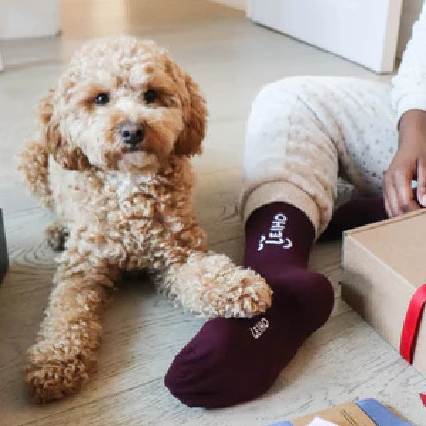 Leiho Bamboo Socks - Your Favourite Burgundy