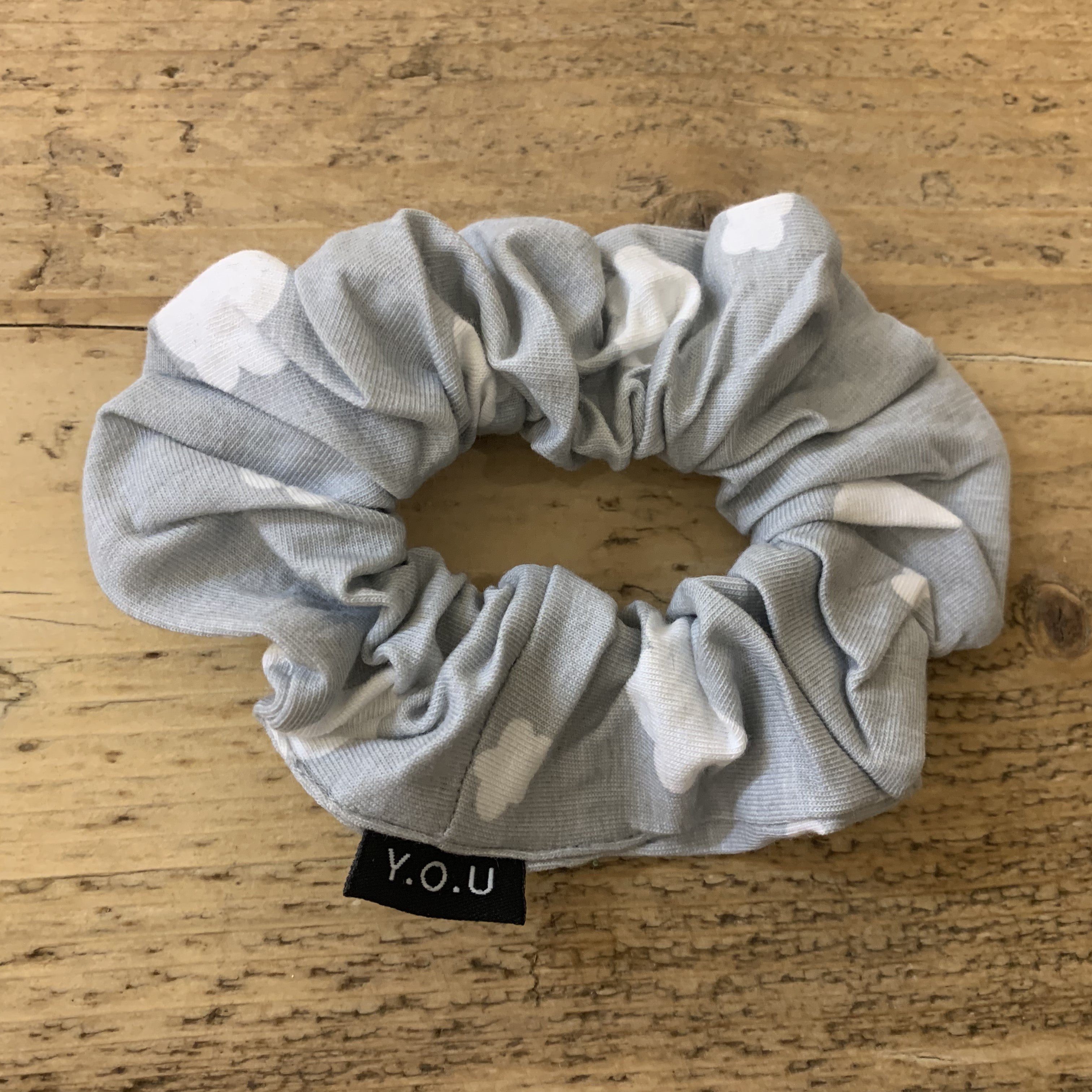 Y.O.U Organic Cotton Scrunchies with Eco Elastic - pastel patterns