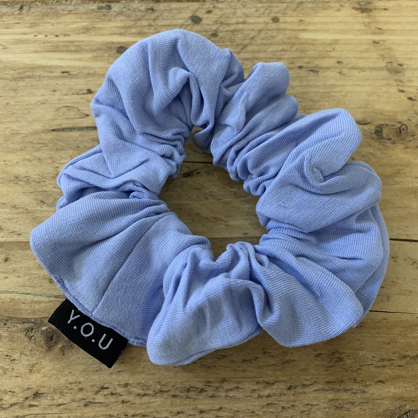Y.O.U Organic Cotton Scrunchies with Eco Elastic - plain colours