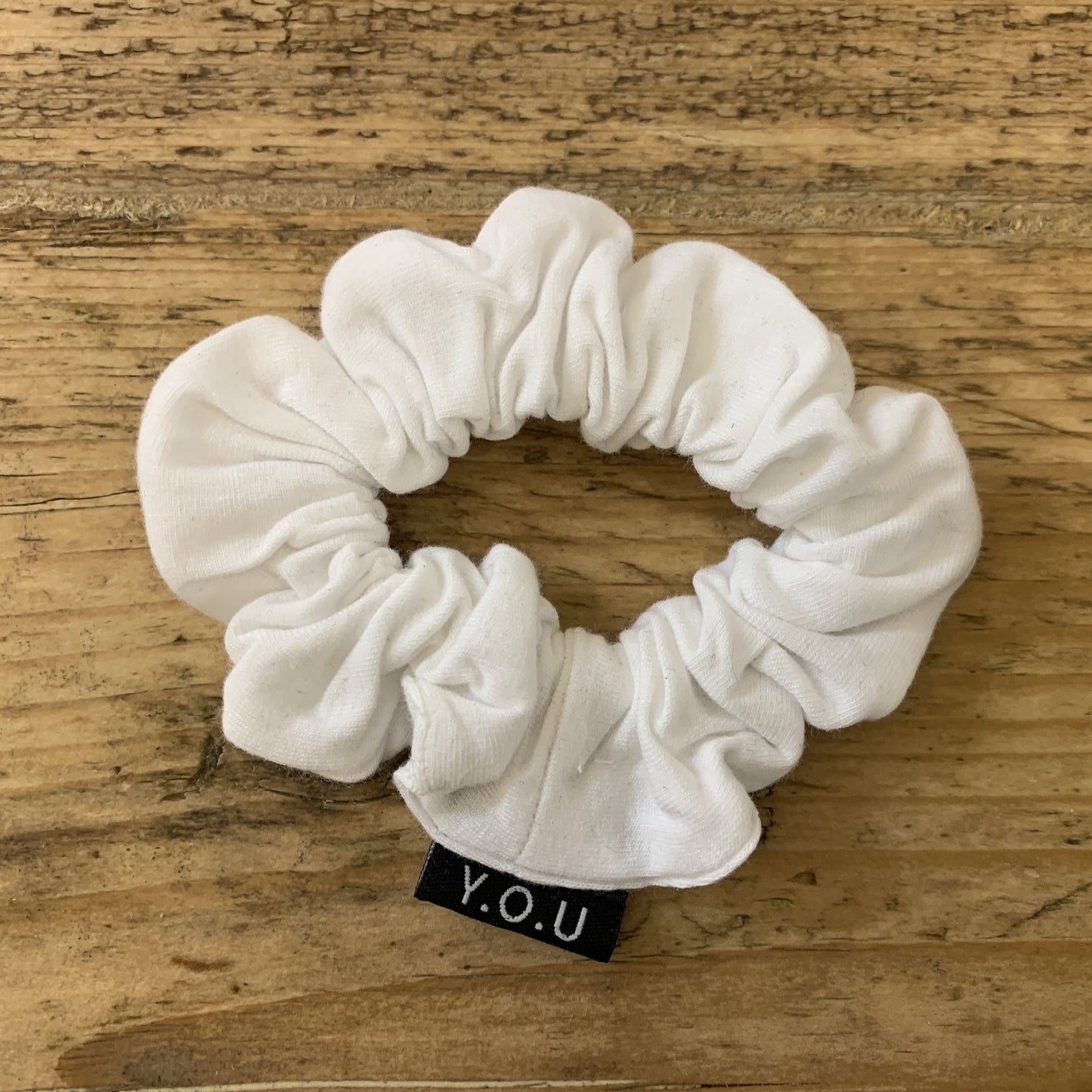 Y.O.U Organic Cotton Scrunchies with Eco Elastic - plain colours