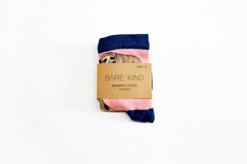 Bare Kind Bamboo Children's Socks - Save the Sloths - Y.O.U underwear