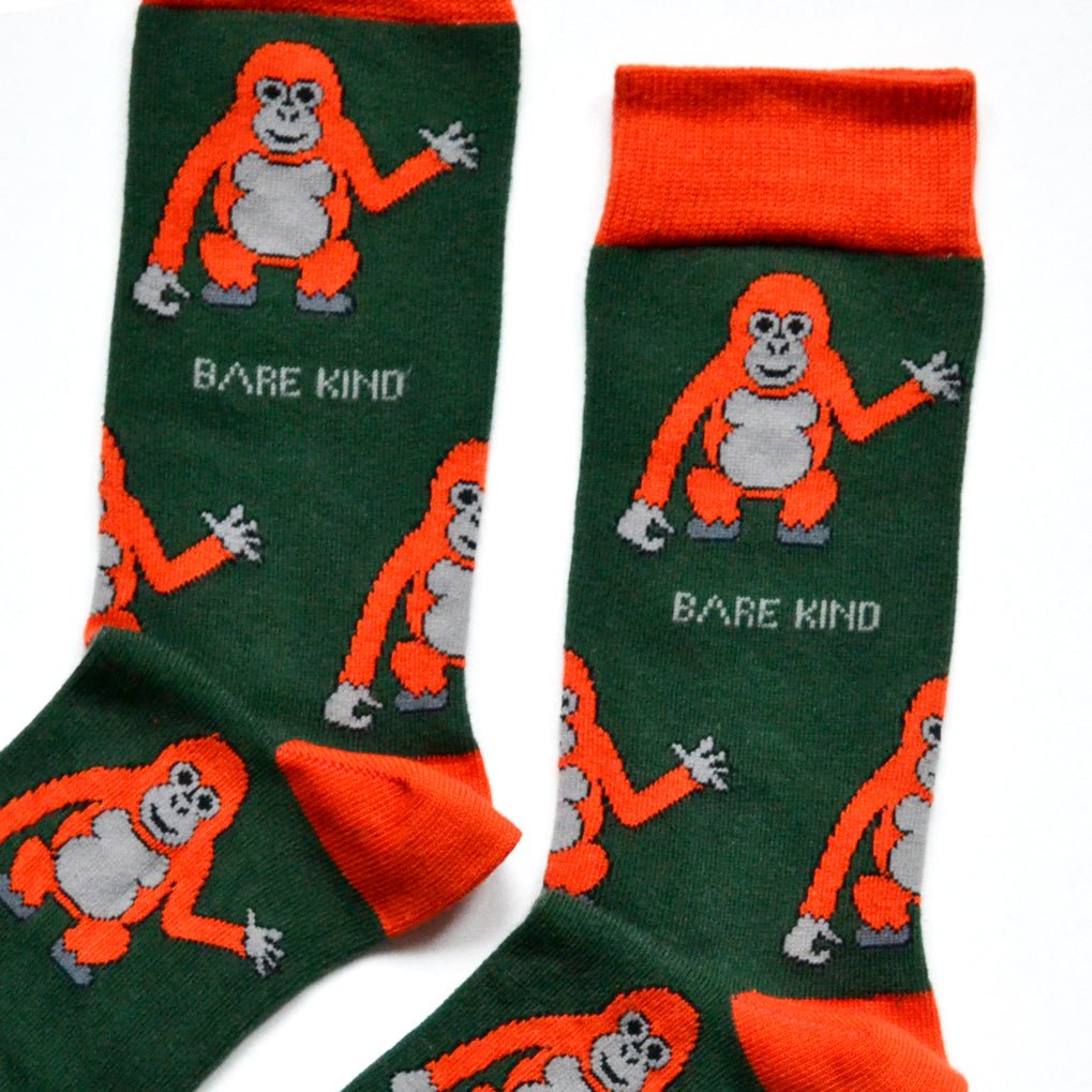 Bare Kind Bamboo Socks - Save the Orangutans - Y.O.U underwear
