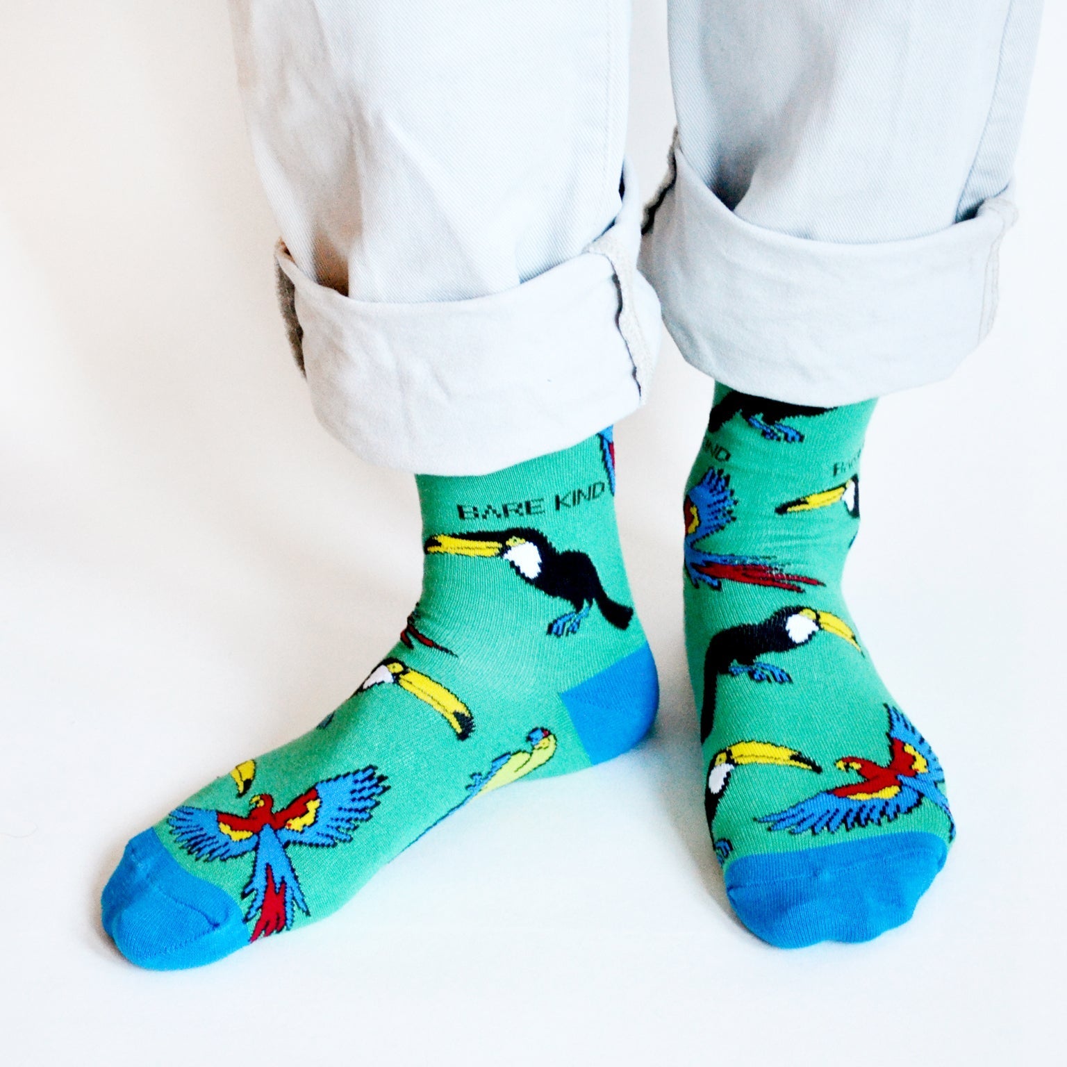 Bare Kind Bamboo Socks - Save the Toucans - Y.O.U underwear