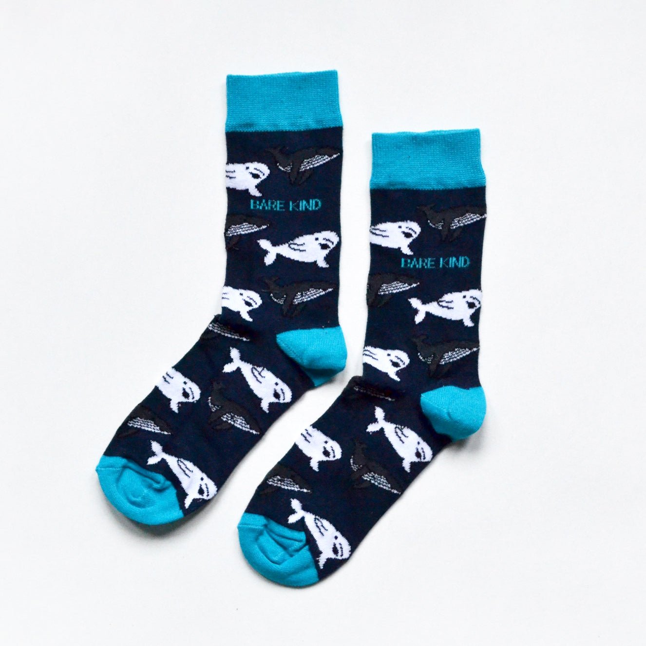 Bare Kind Bamboo Socks - Save the Whales - Y.O.U underwear