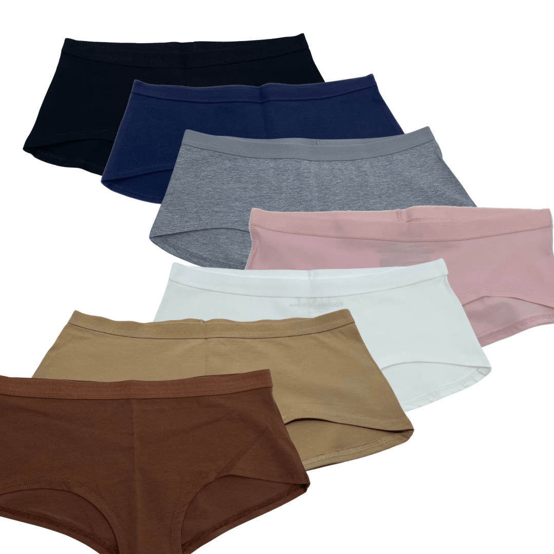 Days of the Week Organic Cotton Underwear - pack of 7 boy shorts - Y.O.U underwear