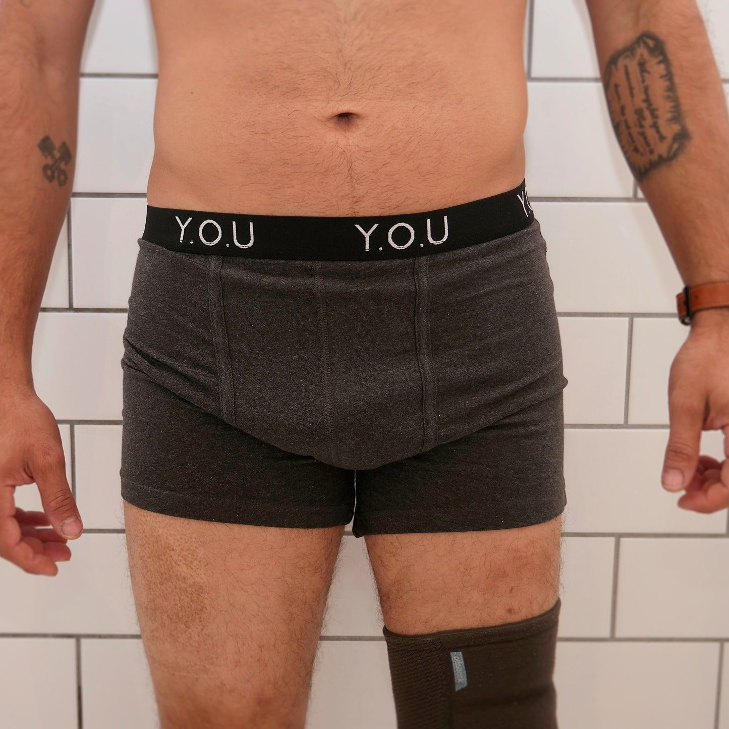 Men’s organic cotton mid-length trunks - pack of 3