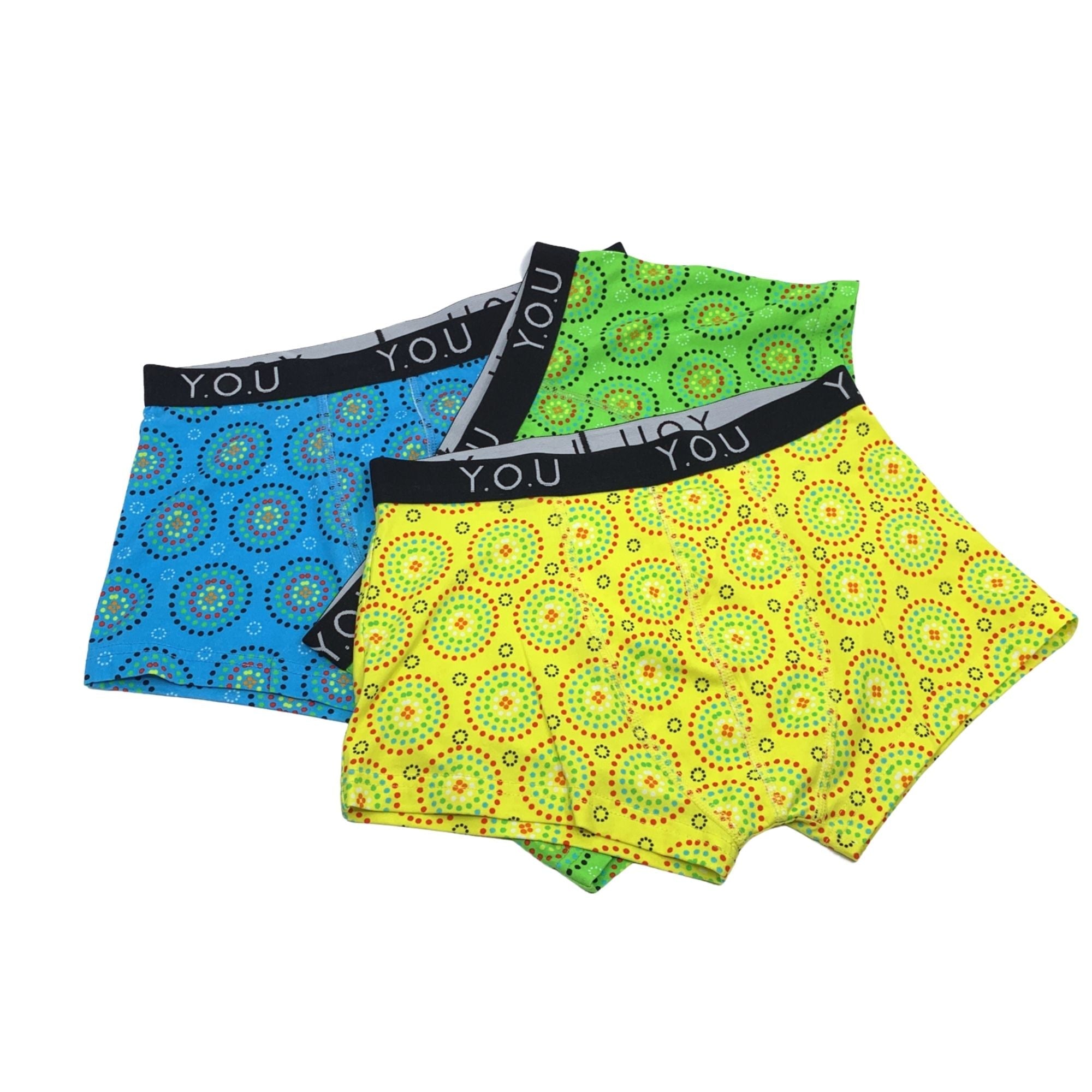 Men's Organic Cotton Mara Hipster Trunks - pack of 3 - Y.O.U underwear