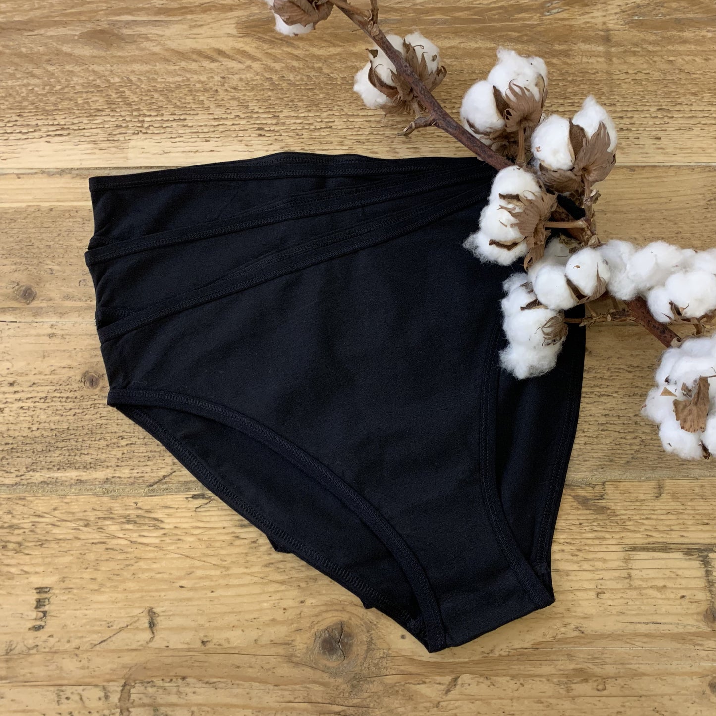 Women's organic cotton mid-rise bikini bottoms - pack of 3