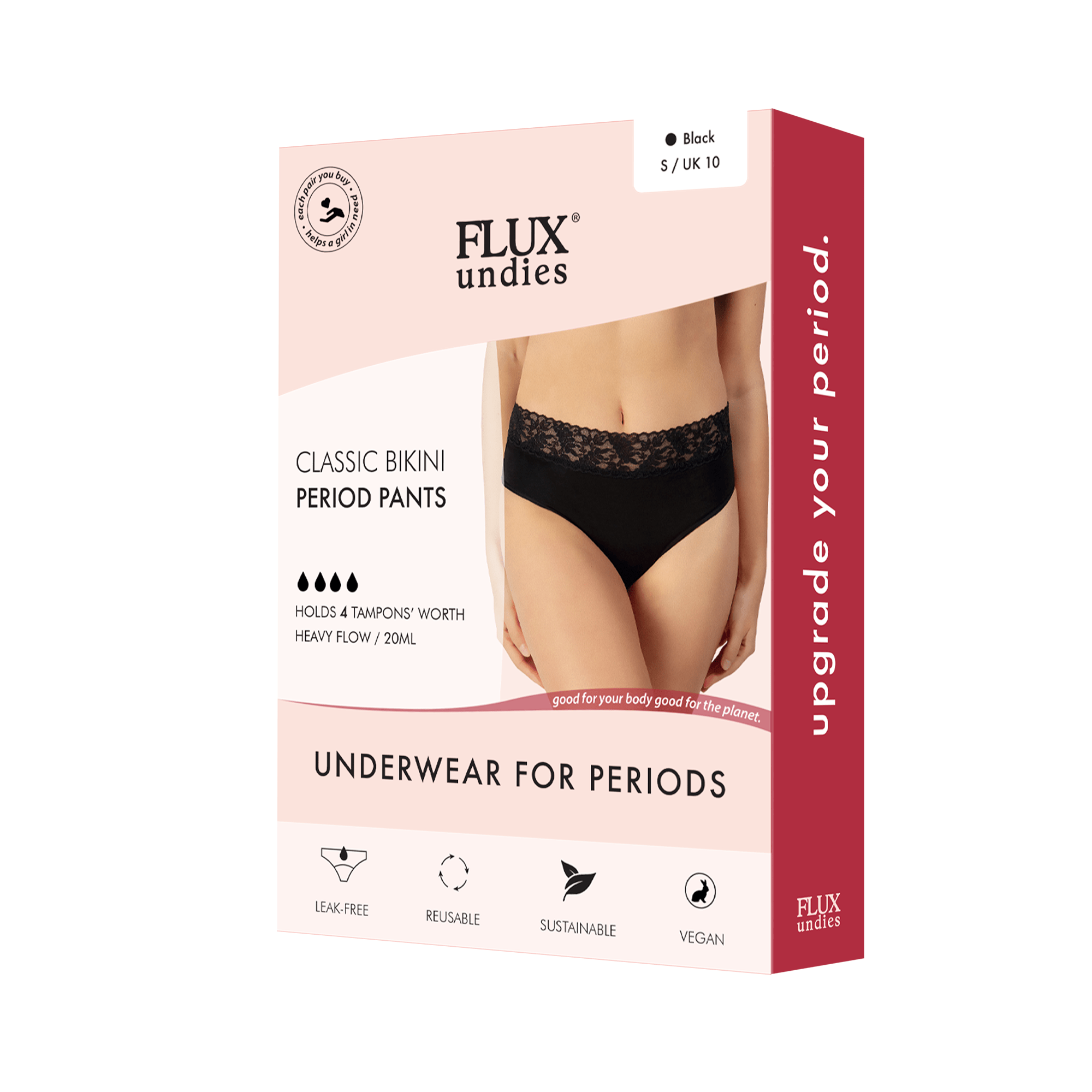 Period / Incontinence Pants - Classic Bikini - Heavy Flow - Y.O.U underwear