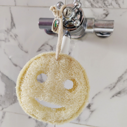 Bath Time Smile Loofah