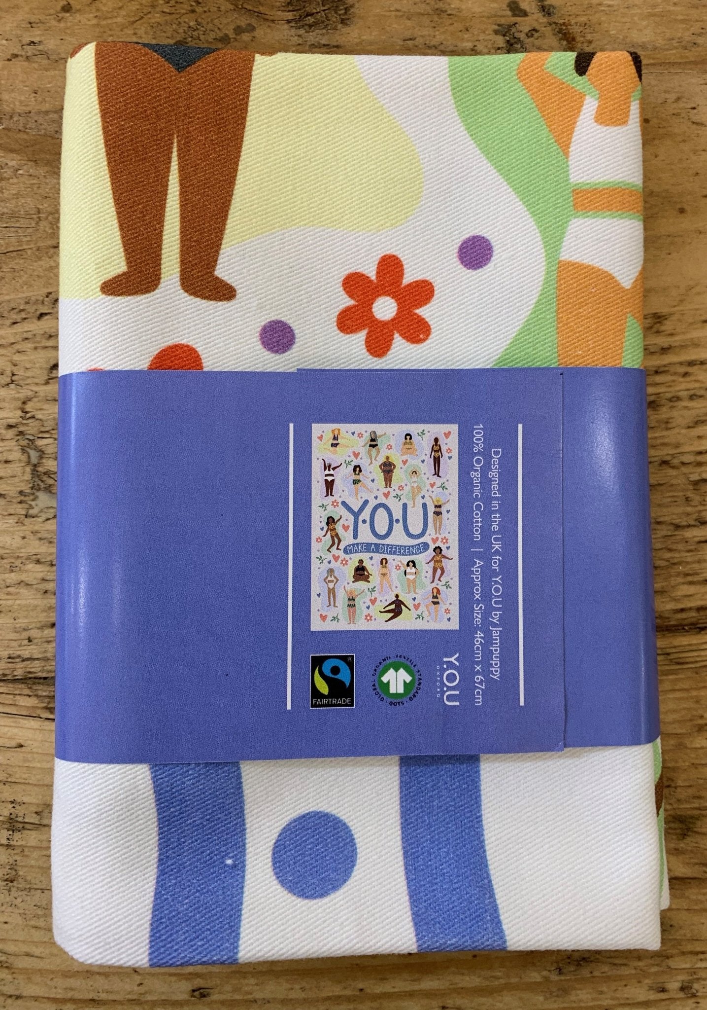 Y.O.U Make a Difference Organic Cotton Tea Towel - Y.O.U underwear