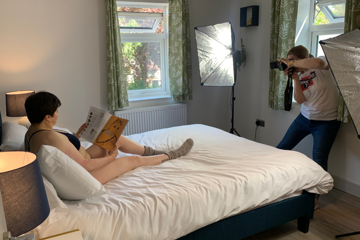 Behind the Scenes of an Underwear Photoshoot