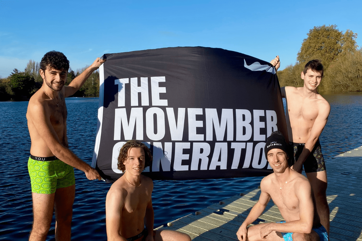 Behind the scenes at our Movember photo shoot - Y.O.U underwear
