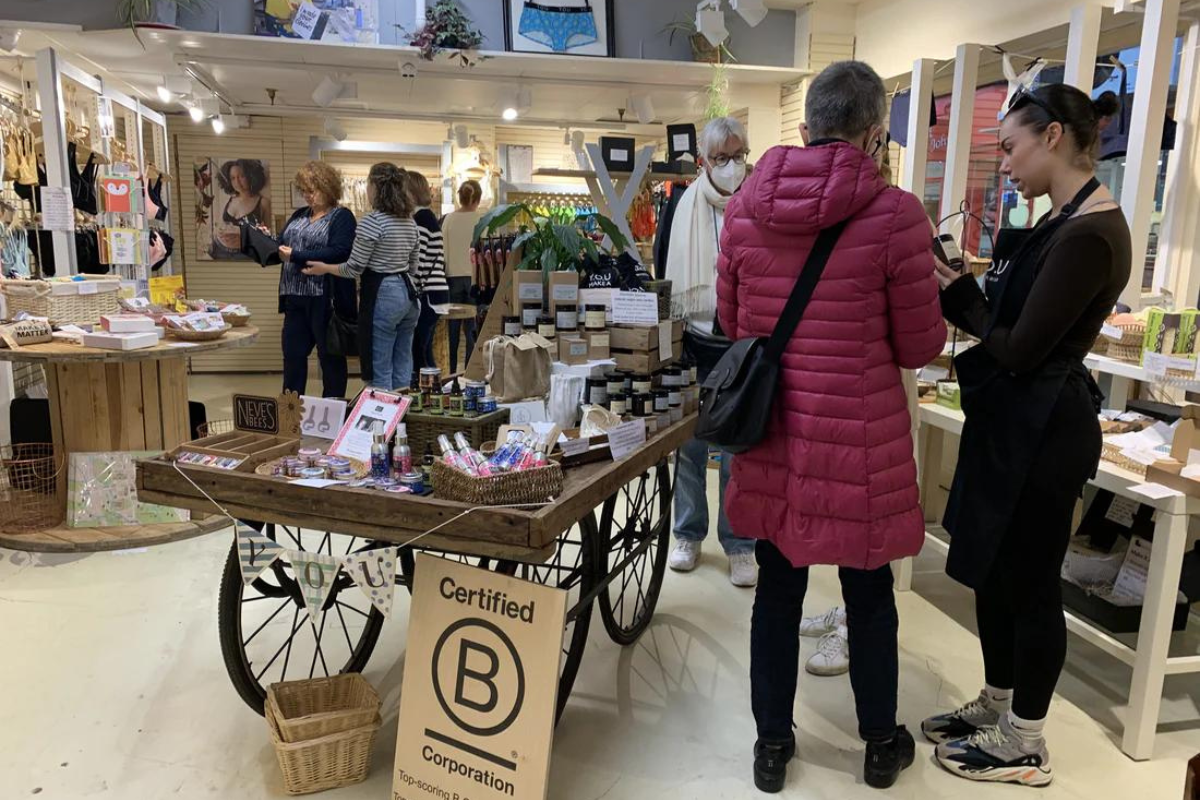 Our shop in Covered Market, Oxford