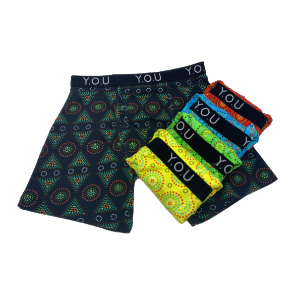 Men's organic cotton longer-leg trunks - Mara collection