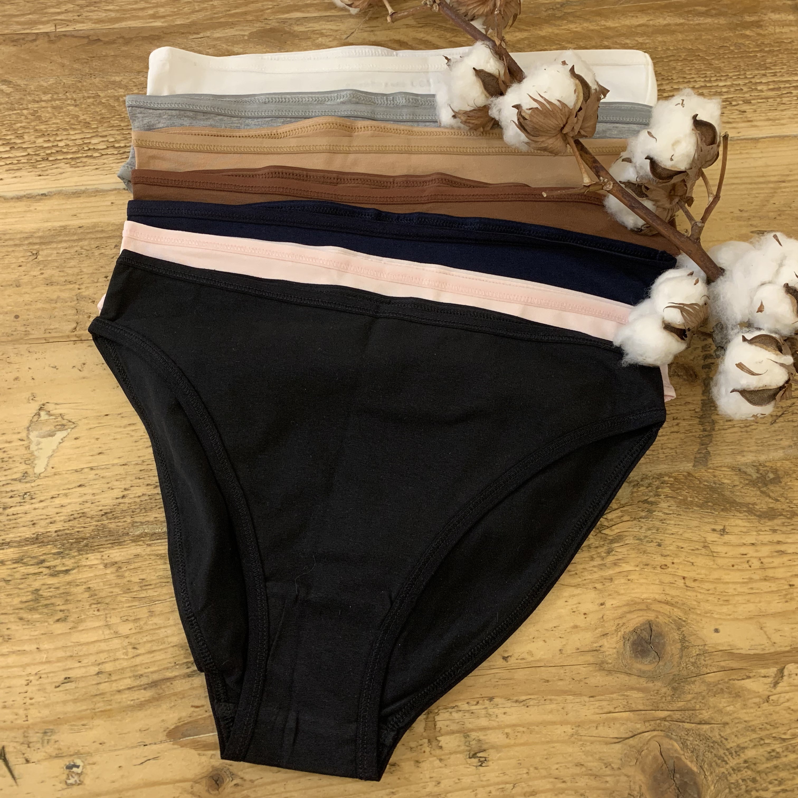 Mid rise bikini - plain colours