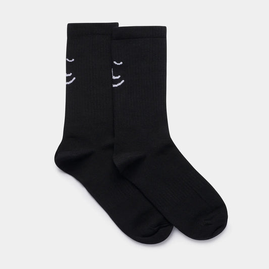 Leiho 'Grab & Go' Organic Cotton Socks - Classic Black